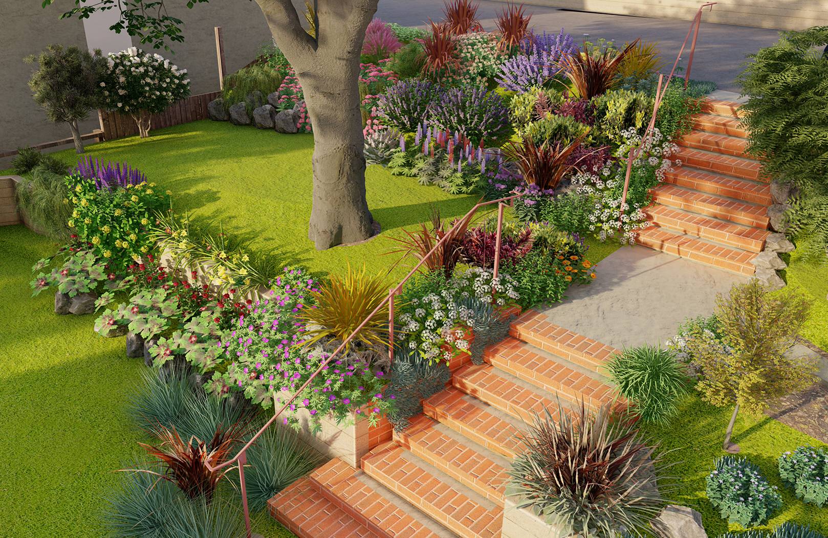 Terrace garden