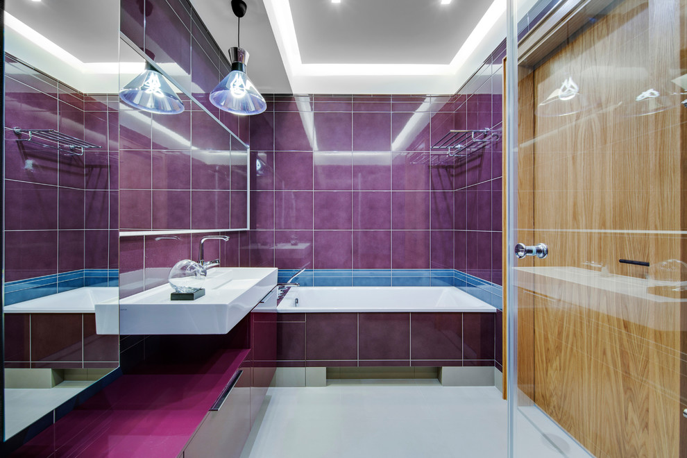 Design ideas for a bathroom in Moscow.