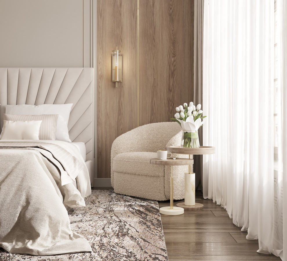 Спальня 19 кв.м  для молодой семьи. ЖК "Ситидом" г. Белгород