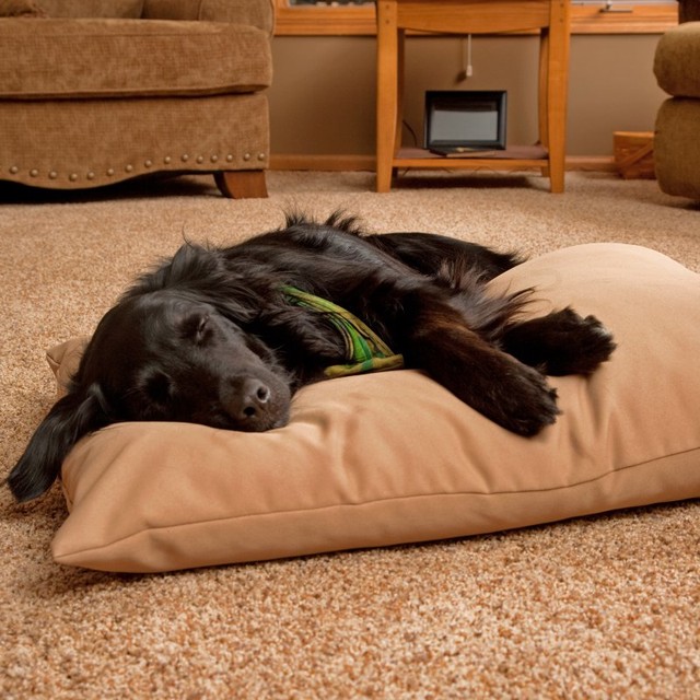 SuperSoft Max Gusset Poly-Suede Dog Bed - SSM/PSS/M