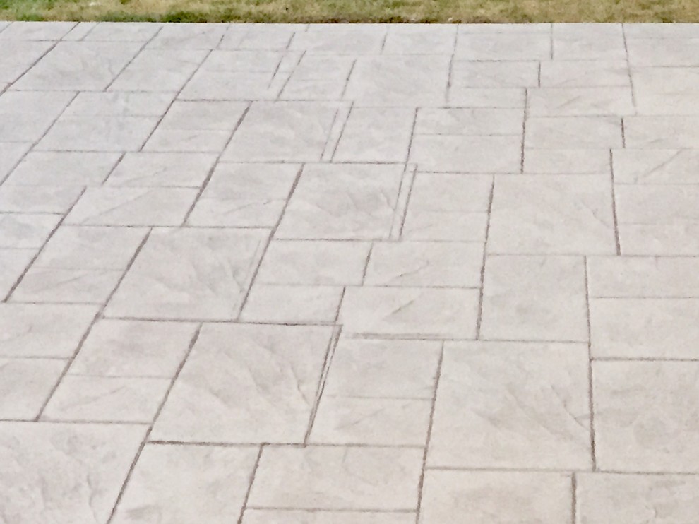 Bad stamped concrete job?