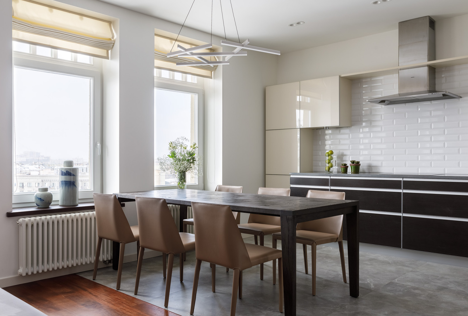 Technistone (кухня-столовая, санузел)