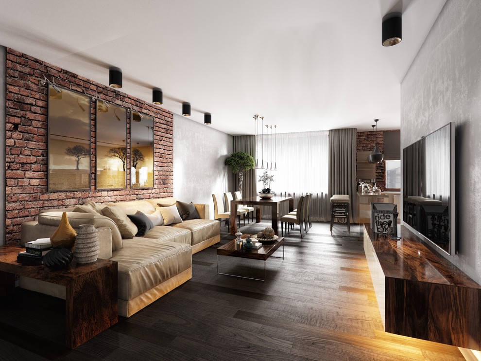 Уют по-мужски. Квартира в стиле Лофт