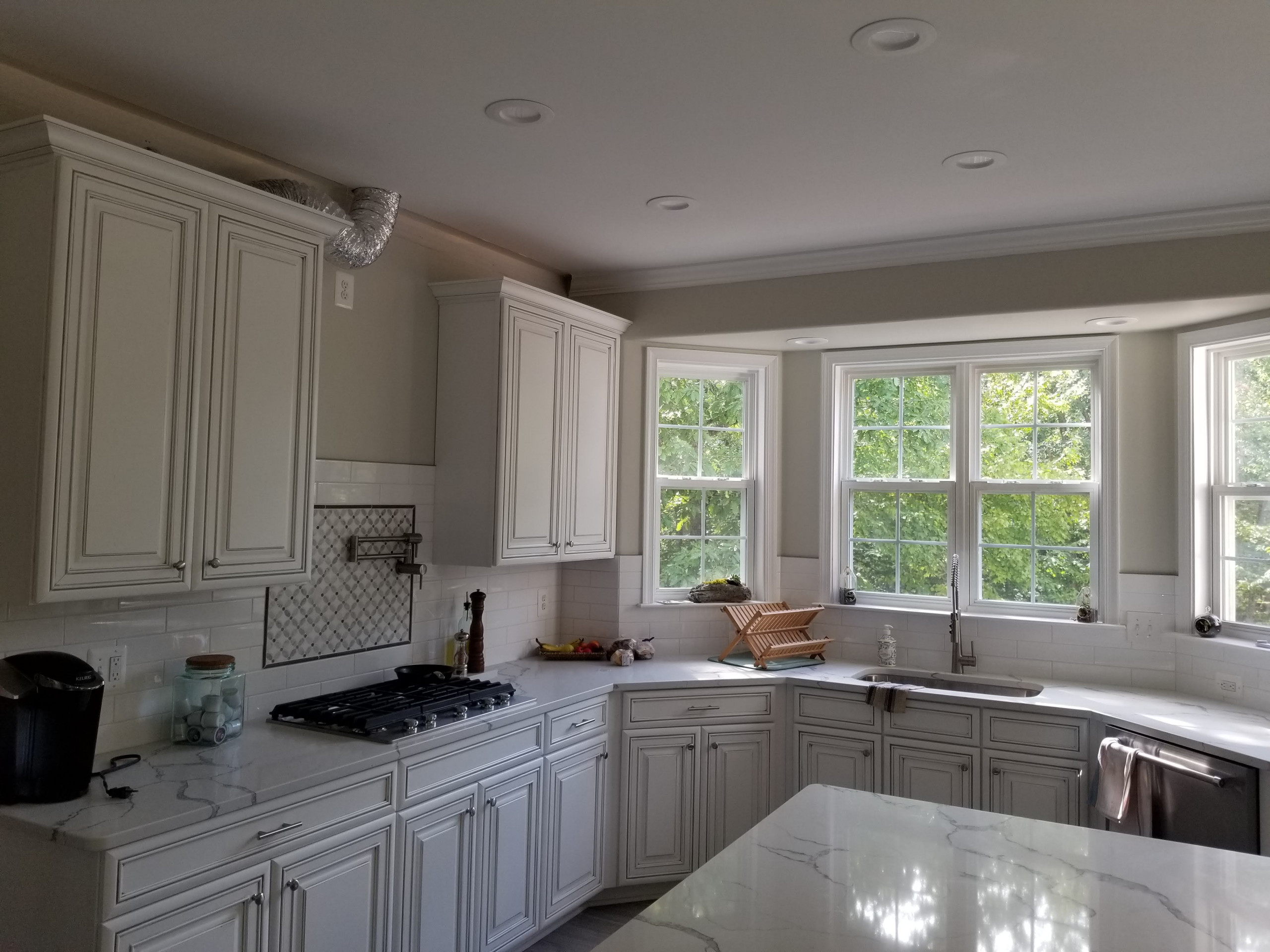 Linen Glazed Kitchen Remodel