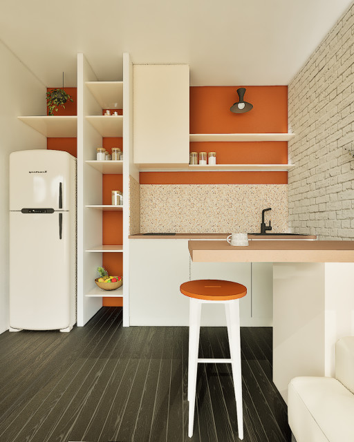 Studio LERIA midcentury-kitchen