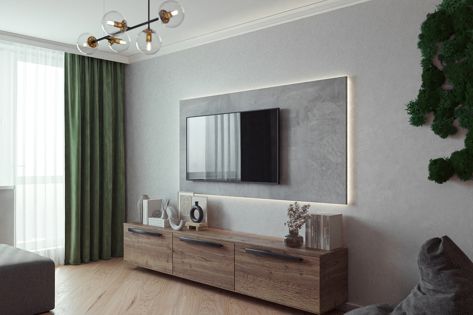 Квартира для одинокого мужчины в стиле лофт