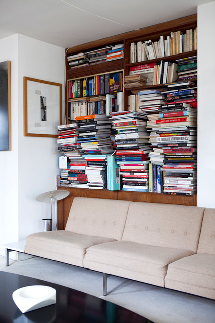 Loft &agrave; Montmarte contemporary-living-room