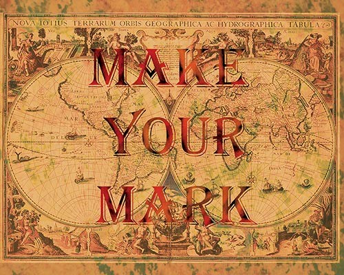 Make your Mark, Ready To Hang Canvas Kid's Wall Decor, 16 X 20