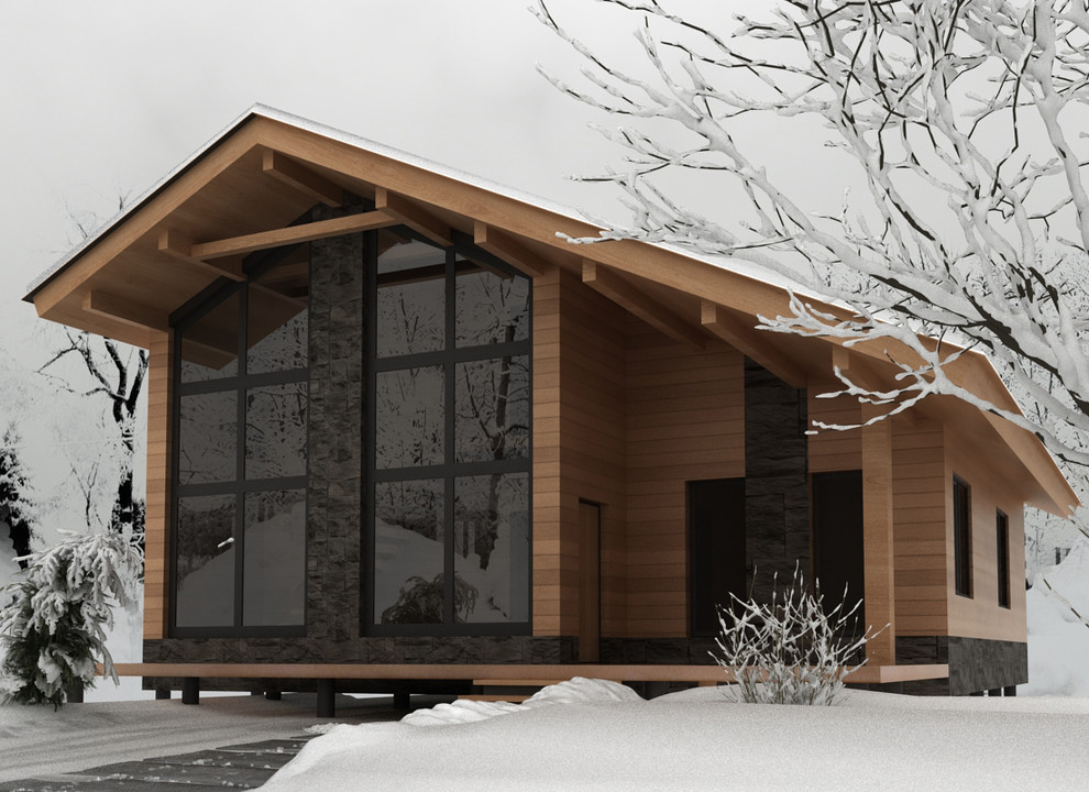 Дом из бруса, интерьер и экстерьер