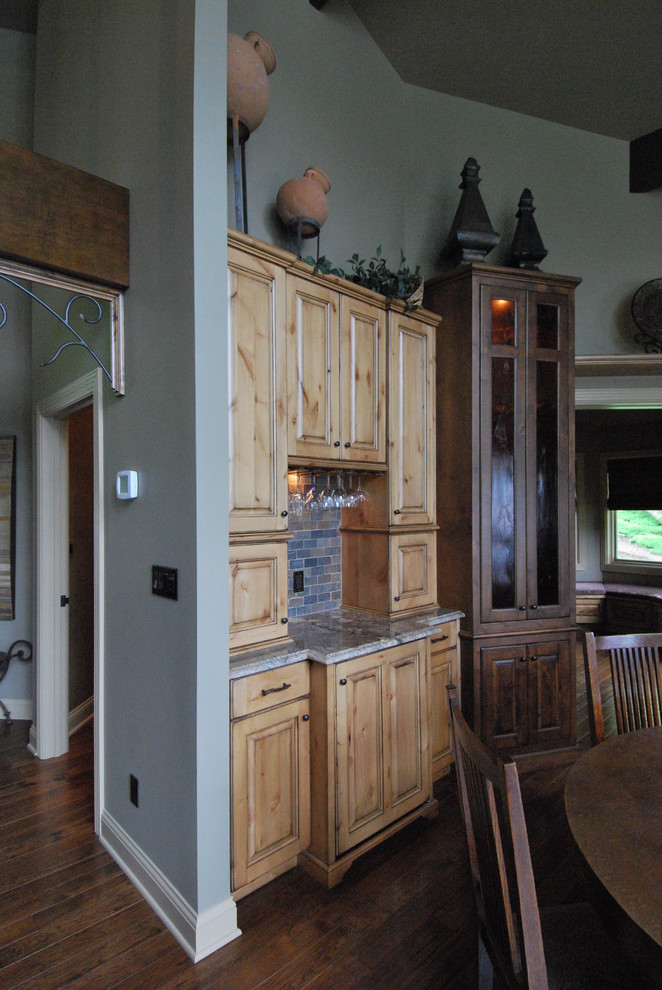 Kitchen - rustic kitchen idea in Indianapolis