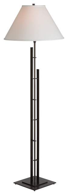 Hubbardton Forge 248421-1029 Metra Double Floor Lamp in Soft Gold