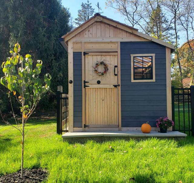 8x8 Cedar Sunshed Garden Shed by Outdoor Living Today Modern Garden