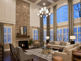 Traditional Living Room by Mary Cook