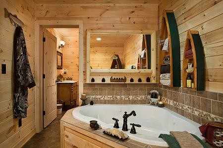 Small Cabin Rustic Bathroom Other By Bear Creek Log Homes