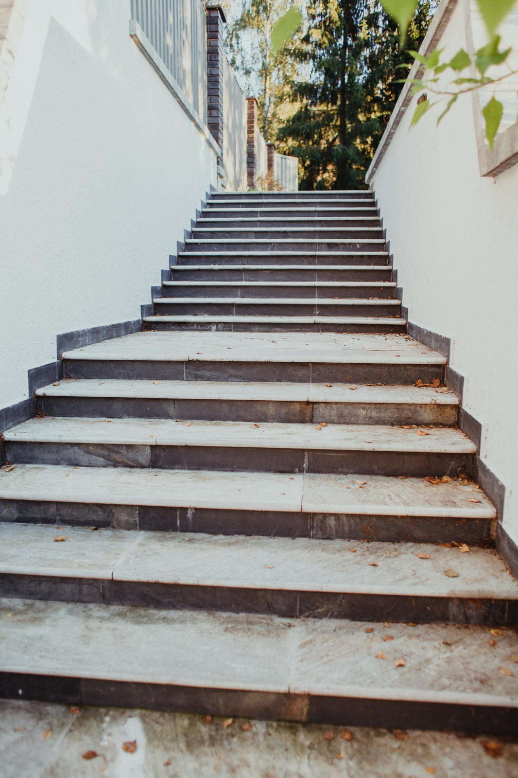 Лестница из сланца