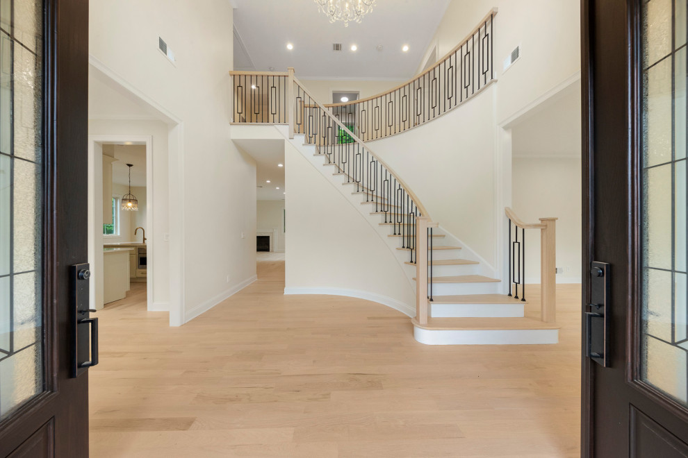 Custom Grand Foyer New Home Construction in Summit, NJ | WA Construct