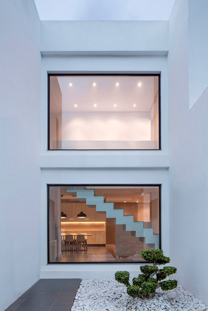 House SM contemporaneo-patio