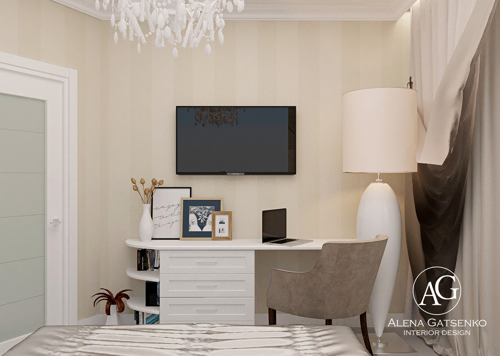 Дизайн частного дома в пастельных тонах