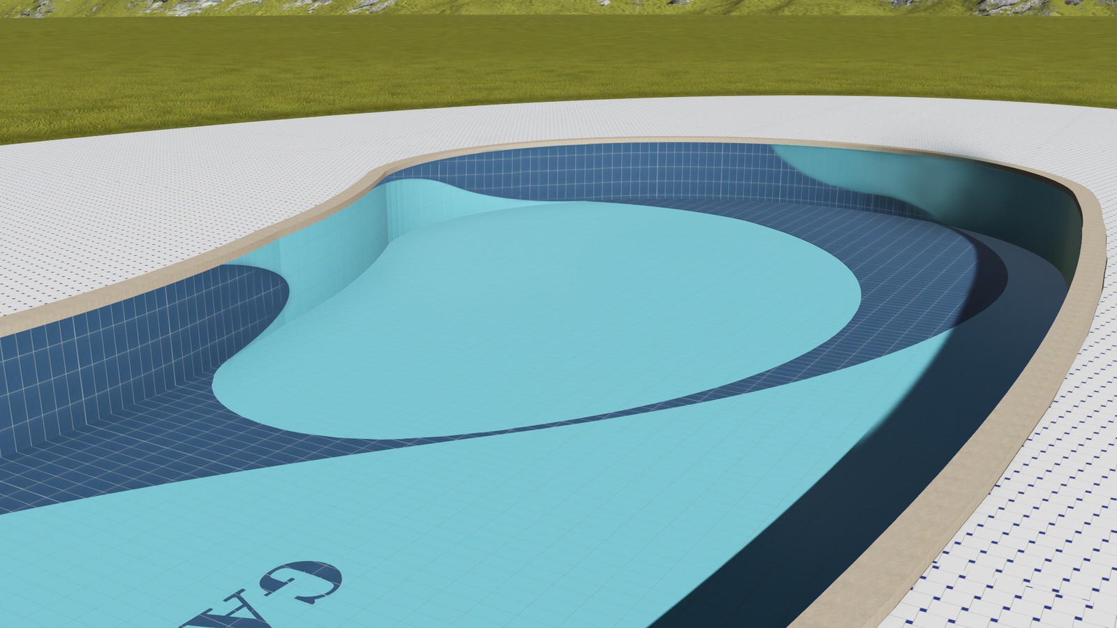 Общественный открытый бассейн ROYAL GARDENS (Базис-А, Aqualand Group)