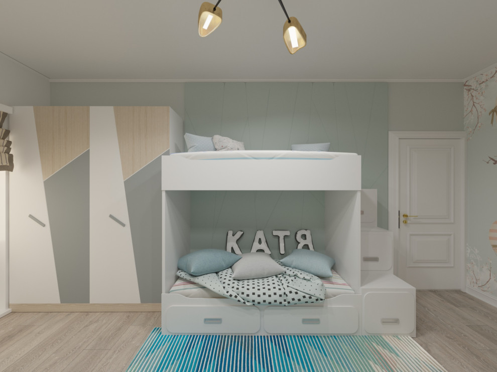 Детская комната для двух разнополых деток.