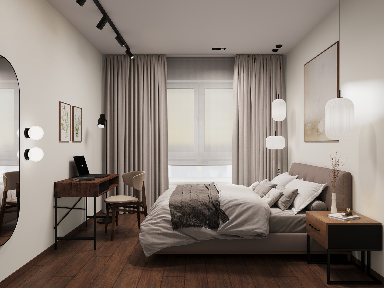 Квартира с элементами лофта