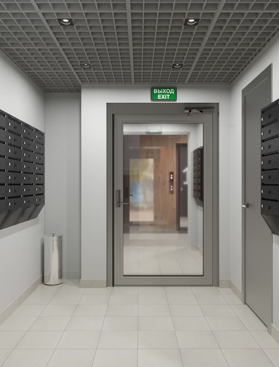 Дизайн подъезда многоквартирного дома в Уфе