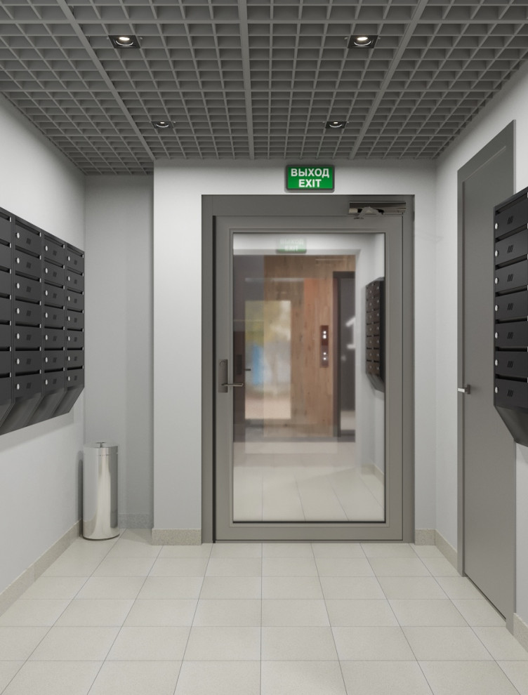 Дизайн подъезда многоквартирного дома в Уфе