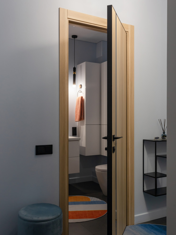 Малые м2 - не помеха комфорта. Смелый и яркий интерьер для молодой семьи