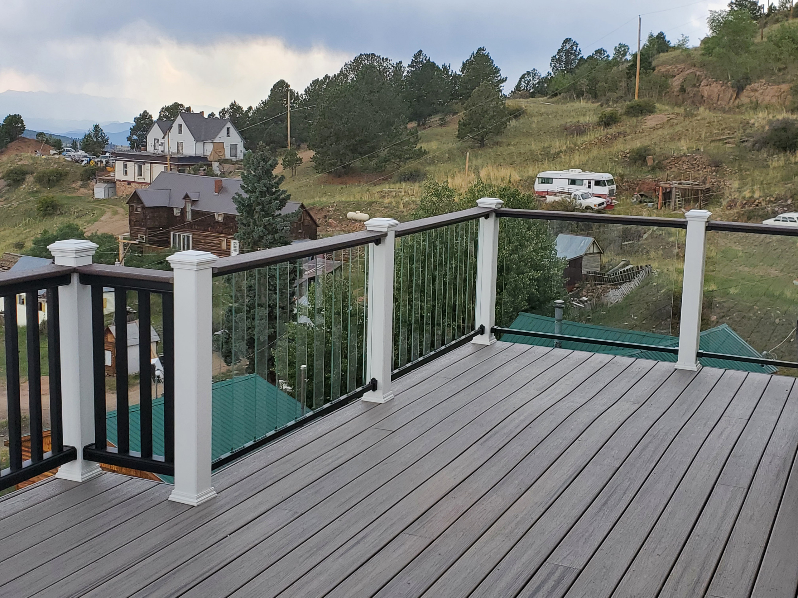 glass railing