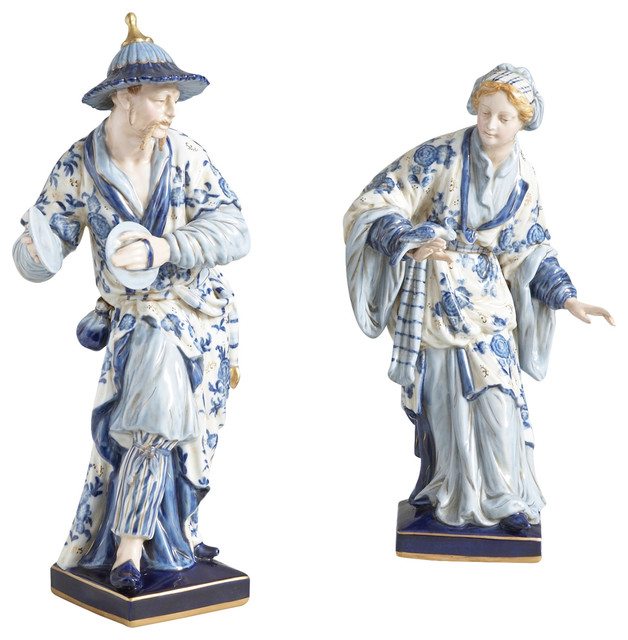 Chelsea House Chelsea House 420022A Mandarin Figures Pair 380673