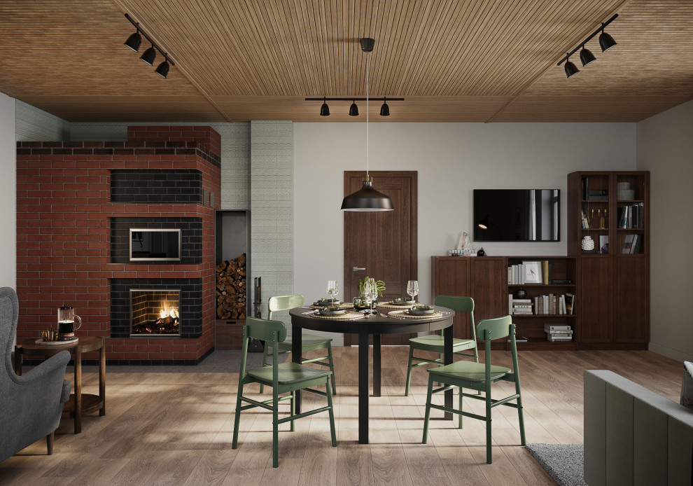 Гостиная загородного дома