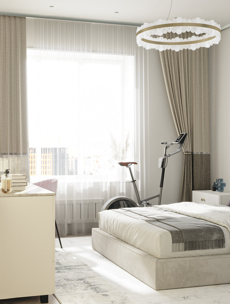 Проект 2х-комнатной квартиры в Мегаполис-парке