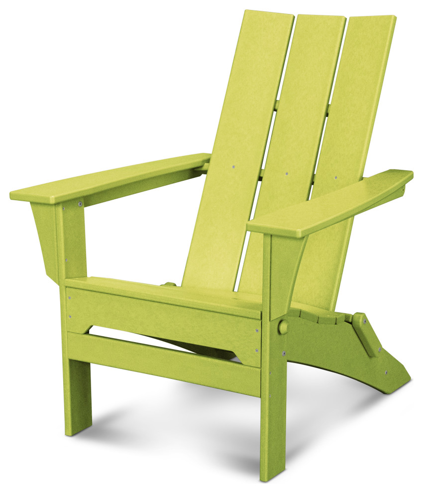 POLYWOOD Modern Folding Adirondack Contemporary Adirondack Chairs