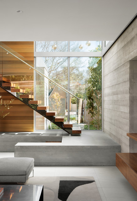 Crescent Drive Residence contemporary-staircase