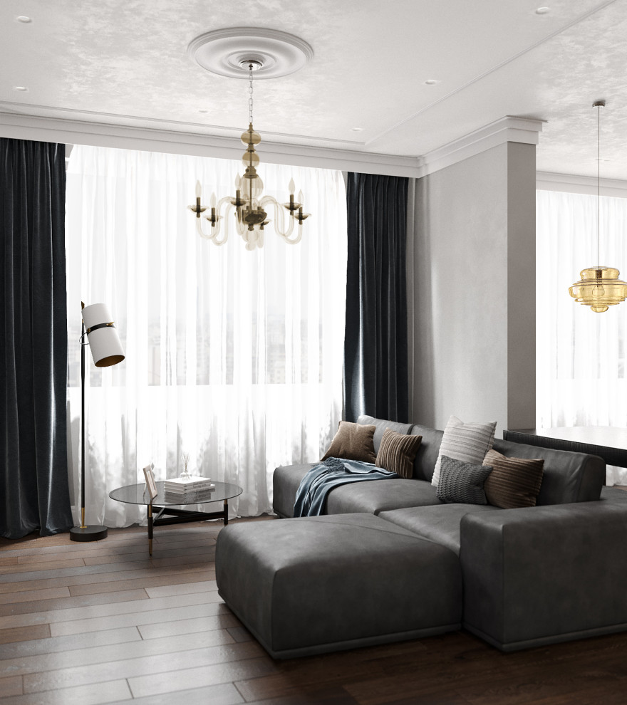 Проект интерьера квартиры в ЖК «Солнечный Олимп»