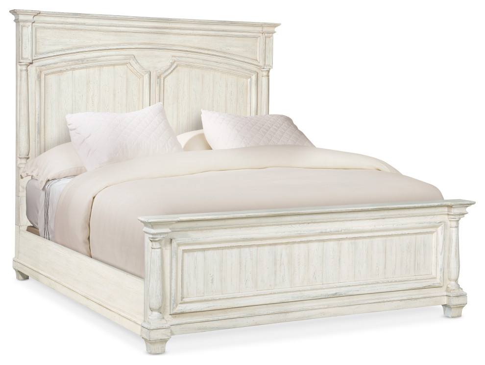 Traditions King Panel Bed French Country Platform Beds by