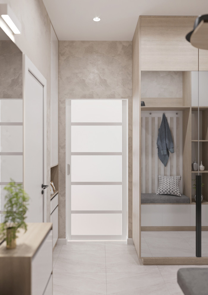 Innenarchitektur einer kleinen Wohnung