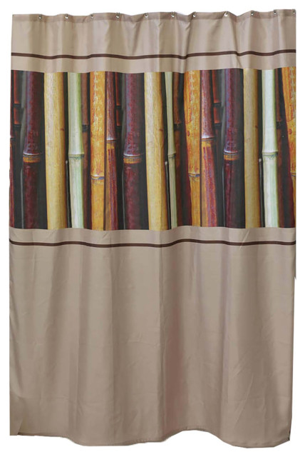Extra Long Shower Curtain Polyester, Pier One Imports Bamboo Curtains