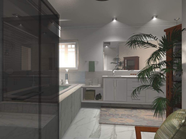 Spa Like En-suite contemporary-bathroom