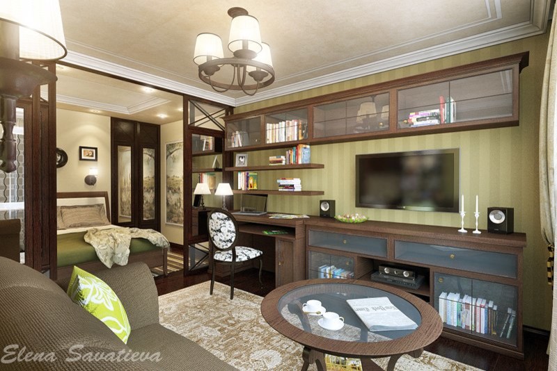 Однокомнатная квартира для девушки на васильевском острове.