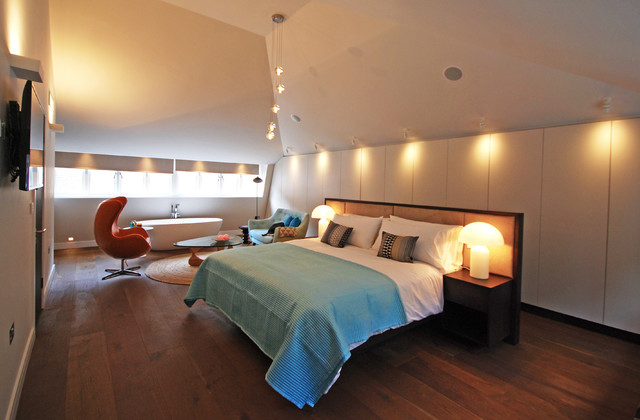Pavilion Road modern-schlafzimmer