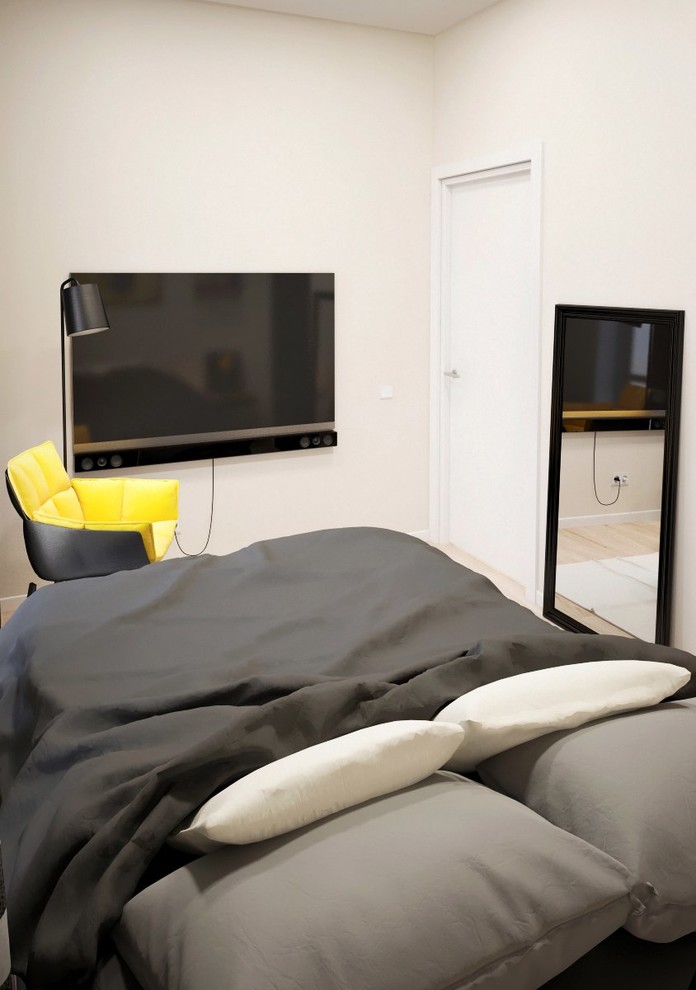 Дизайн двухкомнатных апартаментов в ЖК ЯнтарьАпартментс г. Москва