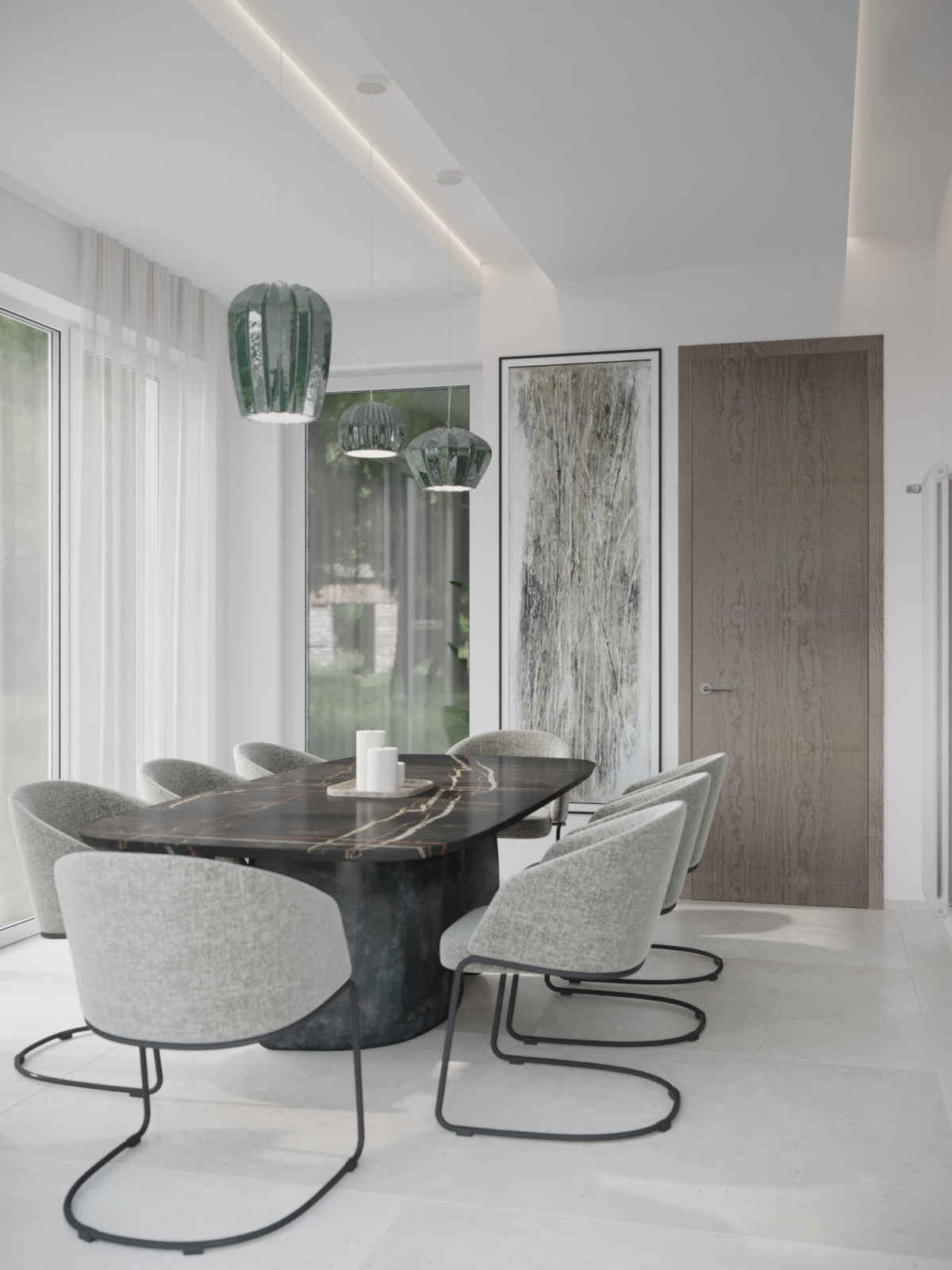 Интерьер таунхауса на Новой Риге