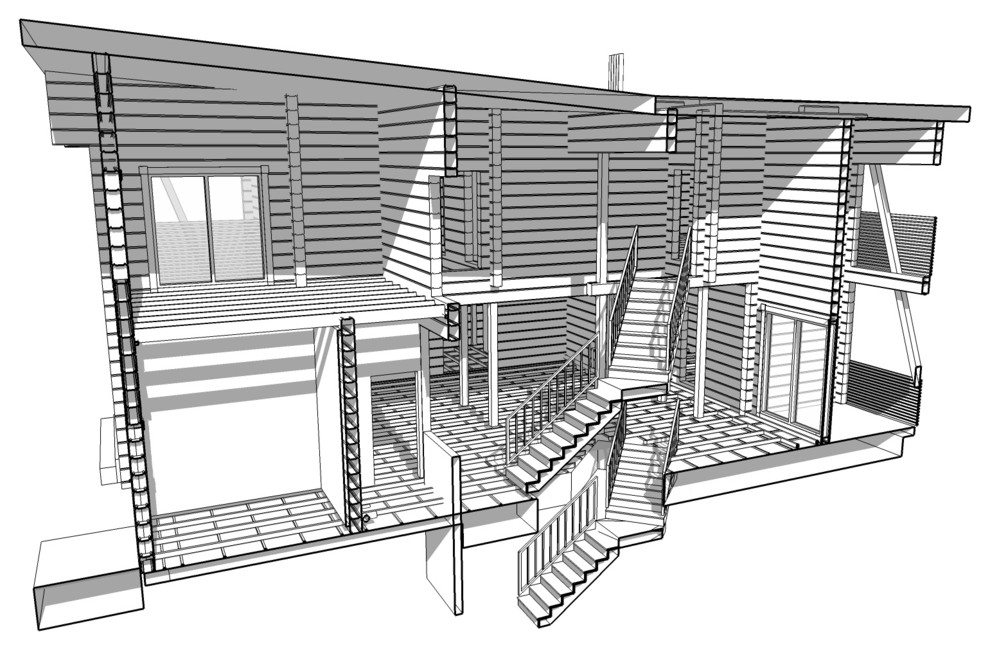 Деревянный дом