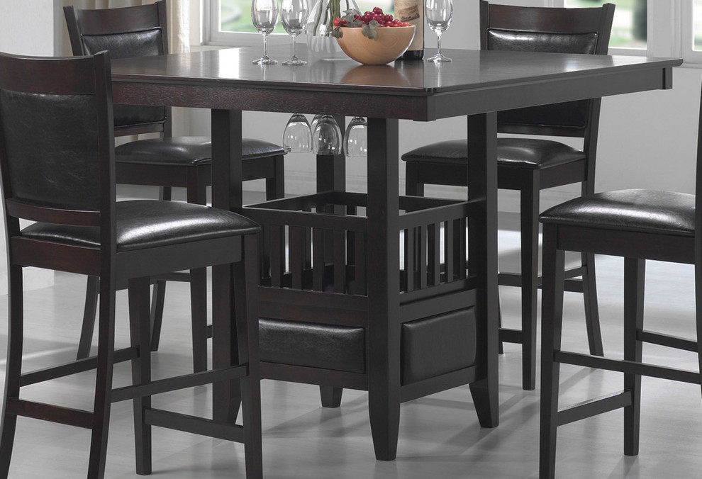 Emma Mason Signature Jaci Counter Height Table in Cappuccino