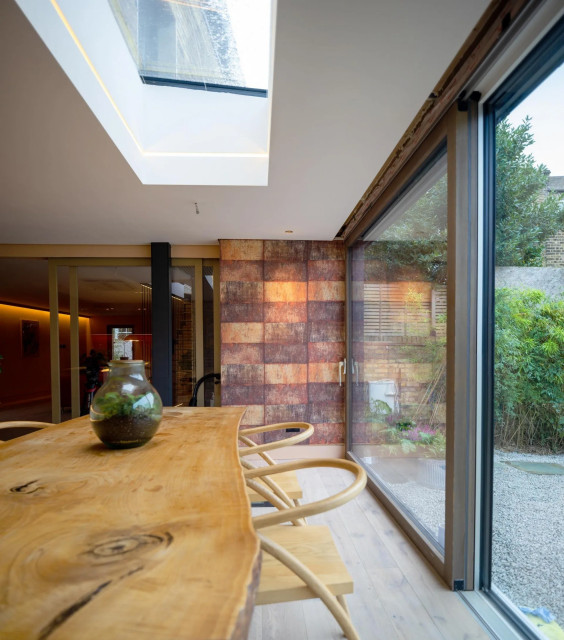 The Old Timberyard, Enerphit renovation dining-room