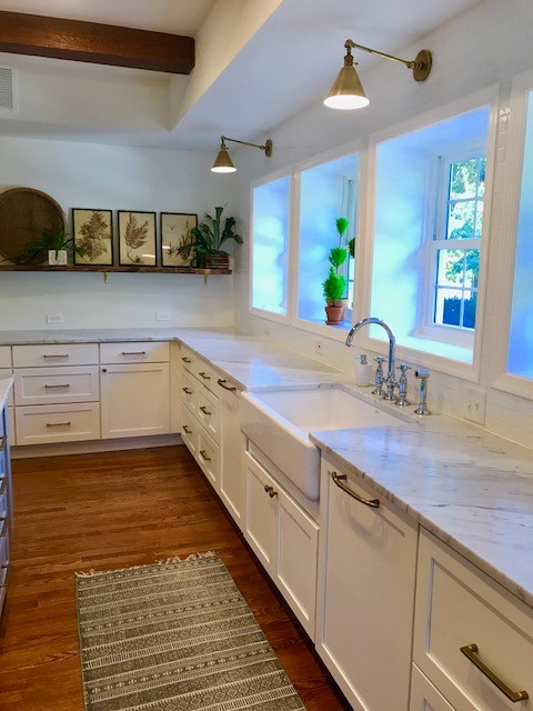 Inspiration for a transitional home design remodel in DC Metro