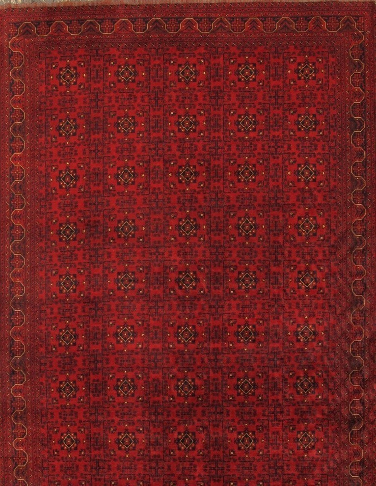Pasargad Yamoud Collection Hand-Knotted Lamb's Wool Area Rug, 9'8"x15'6"