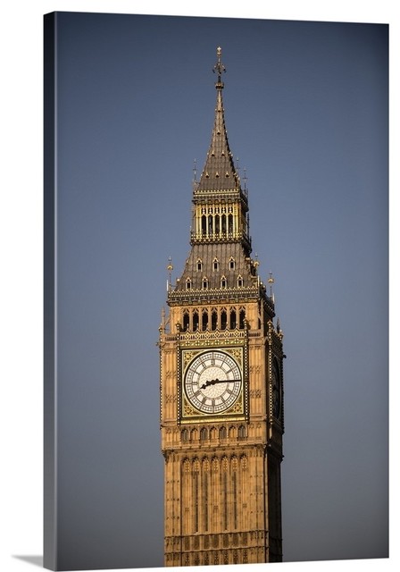 Big Ben Westminster London England Uk Wrapped Canvas Art - Big Canvas Wall Art Uk Big Ben Westminster London England Uk Wrapped Canvas Art - Big Canvas Wall Art Uk
