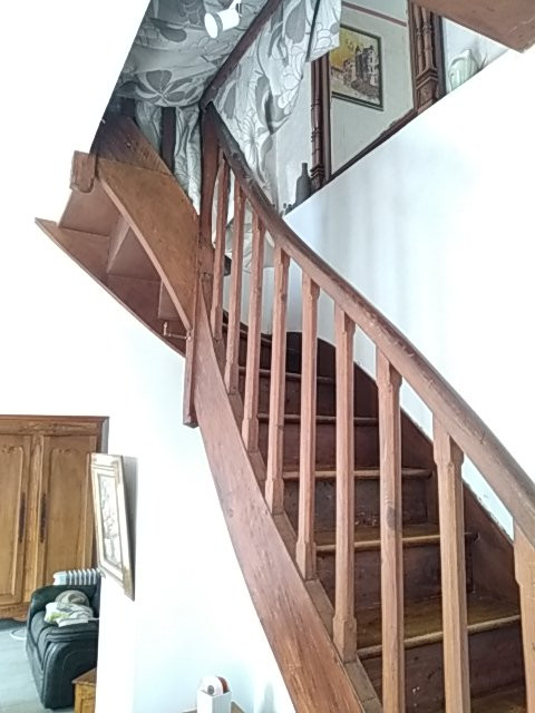 Modernisation atypique d'un escalier en bois